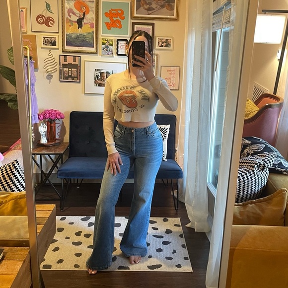 Urban Outfitters BDG Lace-Up Flare Jean - Picture 10 of 13